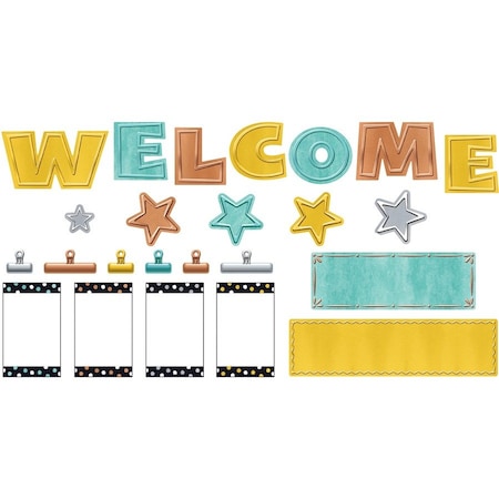 Trend I Heart Metal WipeOff Welcome Mini Bulletin Board Set T8772