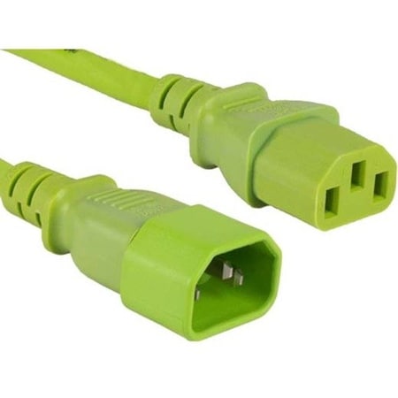 Enet C13 To C14 6Ft Green Pwr Extension Cord C13C14-GN-6F-ENC