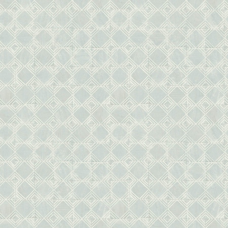 Chesapeake Button Block Aqua Geometric Wallpaper 3125-72308