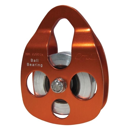 Cmi 2.37 in. Orange Aluminum Sheave Ball Bearing 435830