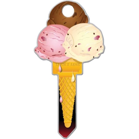 Lucky Line Ice Cream Design Decorative House Key SC1 B111S