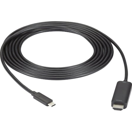 Black Box BLACK BOX USB-C Adapter Cable, USB-C To HDMI 2.0 Active Adapter, 4k60, Hdr, Hdcp 2.2, Dp VA-USBC31-HDR4K-010