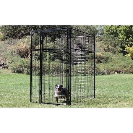 K9 Kennel Store 4ft X 6ft Basic 7ft Tall Wire Kennel Powder Coated B7T4X6FK