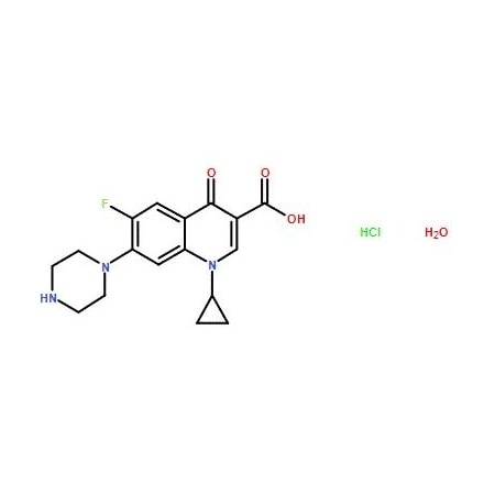 Ak Scientific Ciprofloxacin HCl monohydrate, USP (25g), CAS 86393-32-0 I425-25g