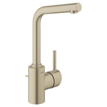 Grohe Single Handle Monoblock Bathroom Sink Faucet in Brushed Nickel 23737EN2