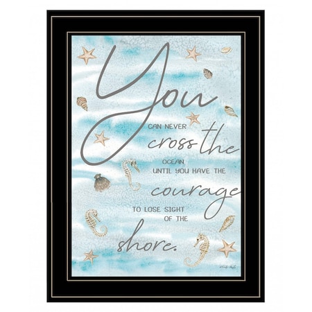Homeroots You Can Never 3 Black Framed Print Wall Art 407602