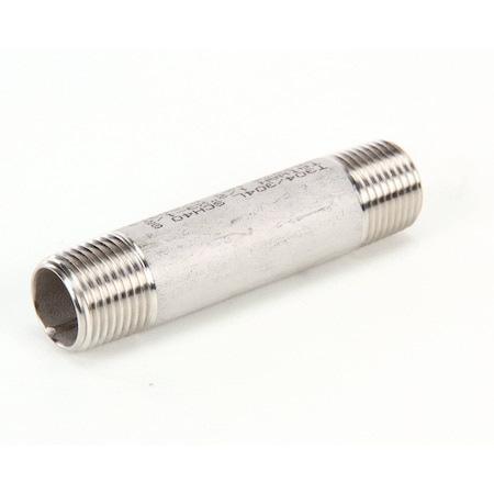 Groen Nipple, 1/2in NPT x 3-1/2in Long, 304 Stainless Z009816