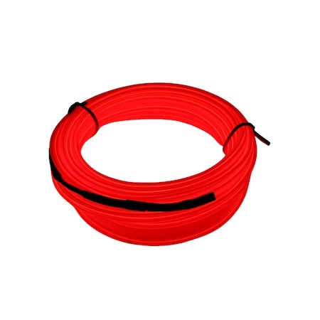 Elegani 6FT Wearable Neon Glow String Light with Clip - Flexible Nighttime Safety & Party Decoration-Red PH-10190-Red