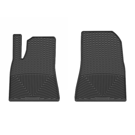 Weathertech Black, Front All Weather Floor Mats W645