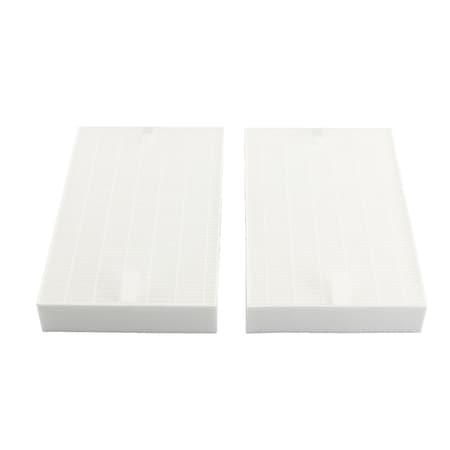 Honeywell Air Filter, 9-7/8 in H, 6-1/2 in W, PK2 HRF-R2