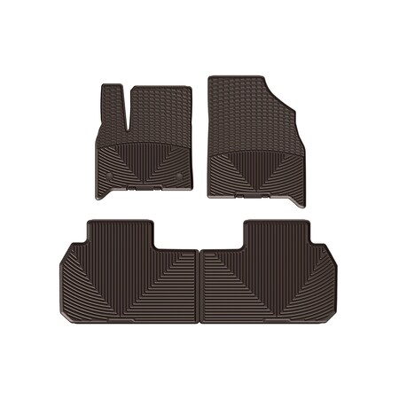 Weathertech Cocoa, Front and Rear All Weather Floor Mats W499CO-W470CO
