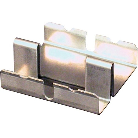 Legrand Raceway Divided Coupling, 2400D Series, 2 Channel, 1.9 in W, 0.75 in H, 2 in L, Ivory 2401D