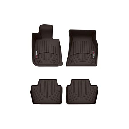 Weathertech Cocoa, Front and Rear Floorliners 471673-1-2