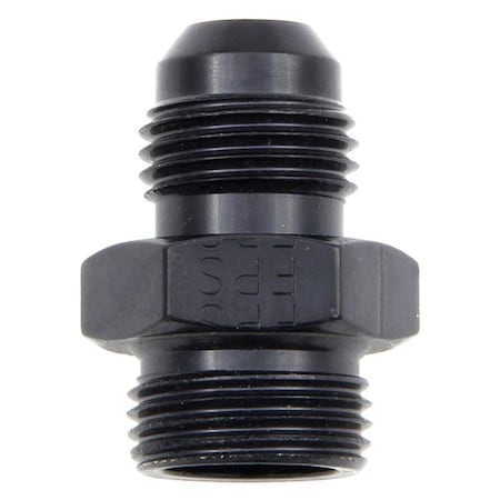 Fragola 491950-BL -6 AN x 0.62-20 in. Carter Male Adapter Fitting - Black FRG491950-BL