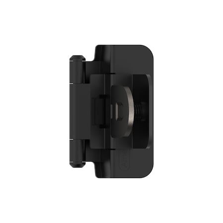 Amerock 3/8in 10mm Inset Double Demountable Matte Black Cabinet Hinge, 1 Pair BPR8700FB