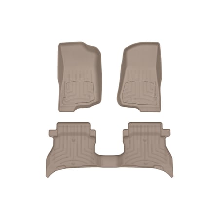 Weathertech Tan, Front and Rear FloorLiner HP 451313-1-5IM