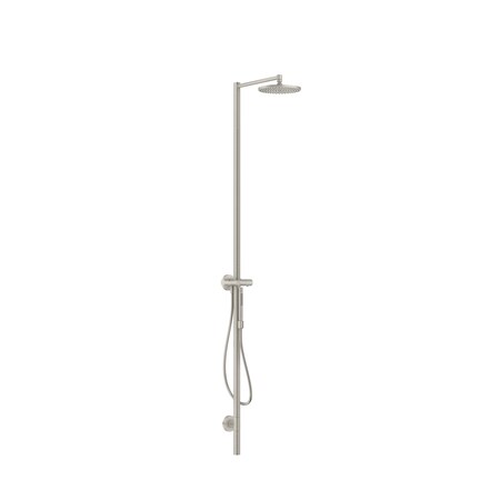 Axor Starck Showerpipe 240 1-Jet, 1.75 GPM in Stainless Steel Optic 12673801