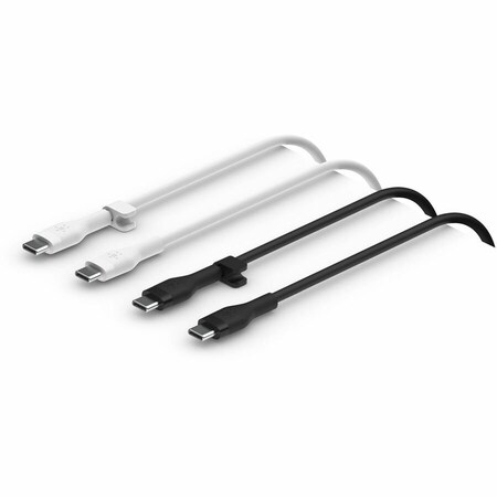 Belkin SILICONE, USB-C TO USB-C 2.0, 2M, BLK, 2PK CAB009BT2MBW2PK