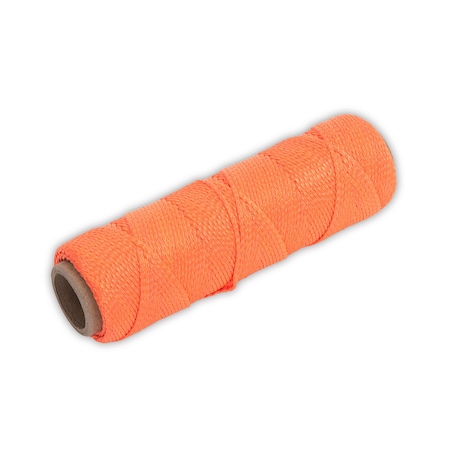Marshalltown Mason's Line, Archaeology Line, Braided Nylon, 500 feet Line, No 18, Orange ML338