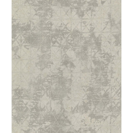 A-Street Prints Odell Silver Antique Tiles Wallpaper 2971-86371