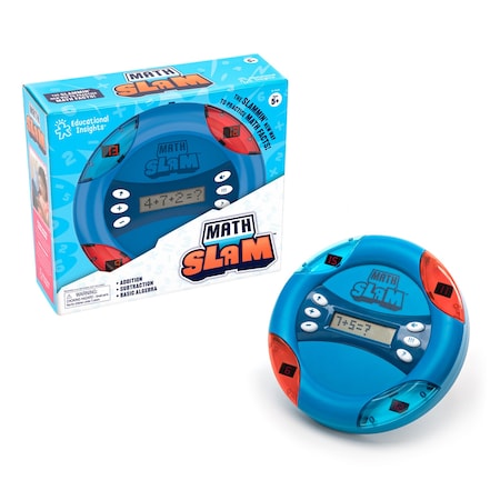 Educational Insights Math Slam Handheld Electronic Math Game 8432