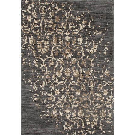 Art Carpet 9 x 13 ft. Milan Collection Isabella Woven Area Rug, Gray 23906