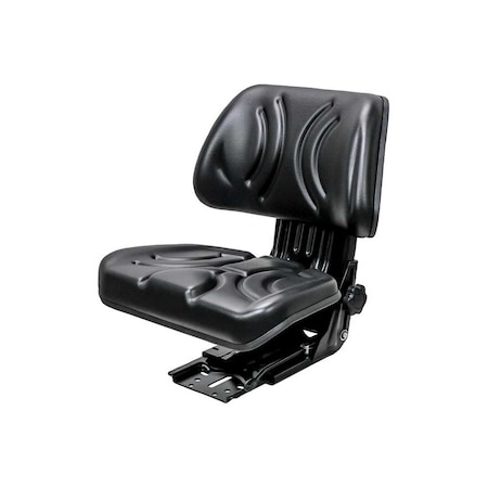 Uni Pro 356 Utility Mechanical Suspension Seat | Black Vinyl 8822