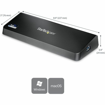Startech.Com USB 3.0 Docking Station Dual HDMI/4K DP USB3DOCKHDPC