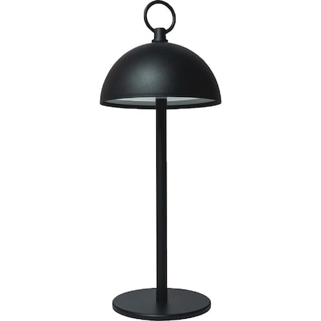 Westek Amerelle Branson Matte Black Rechargeable Indoor/Outdoor LED Lamp BL-16BRAN-MB