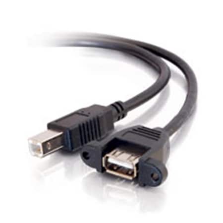 Fasttrack 2Ft Usb 2.0 A Female To B Male Panel Mount Cable FA257284