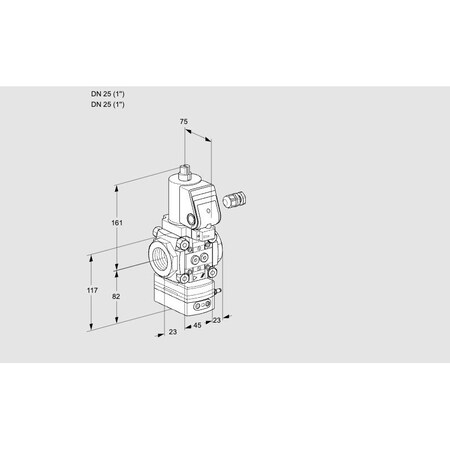 Honeywell Kromschroder VAG125R/NWSRAN KS88012445