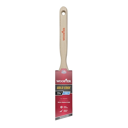 Wooster Gold Edge 1-1/2 in. Firm Angle Paint Brush 5231-1 1/2