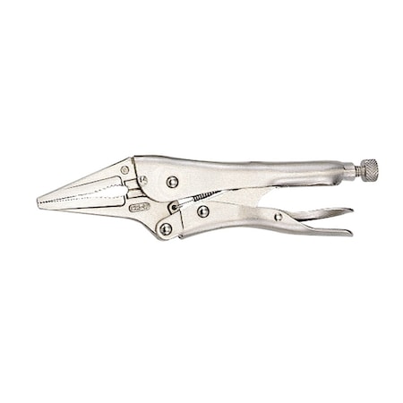 Genius Tools Long Nose Locking Pliers with Cutter, 9in L 531309LN