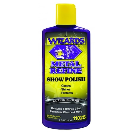 Wizard Products 8 oz Metal Refine Show Polish WIZ11025