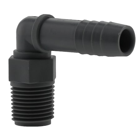 Westlake Pipe & Fittings Boshart Industries 1/2 in. Insert in. X 1/2 in. D MPT Polypropylene 90 Degree Elbow 1 pk UPPME-05
