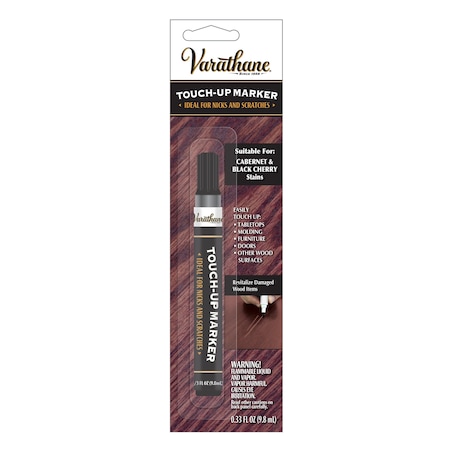 Varathane Wood Stain Touch-Up Marker, Cabernet/Black Cherry, 0.33 oz 396680
