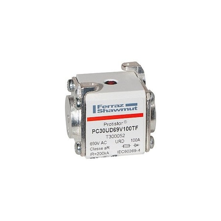 Mersen Fuses, Protistor Series, 690 V AC, 700 V AC, Indicating T300052