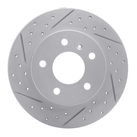 Dynamic Friction Co DFC Geoperformance Rotor - Drilled and Slotted 830-47042L