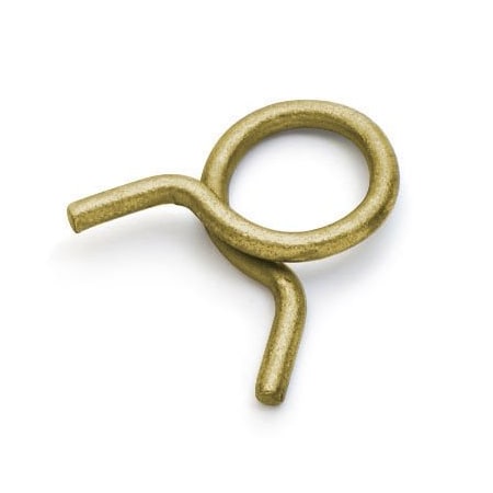 Zoro Select Wire Hose Clamp, 2 3/16"Max ID, YL, PK10 HC-34ST ZD