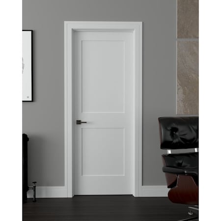 Darpet Shaker Interior Door (2 Panel), 34" x 80" x 1-3/8" thick 2PFLAT68210MDF138