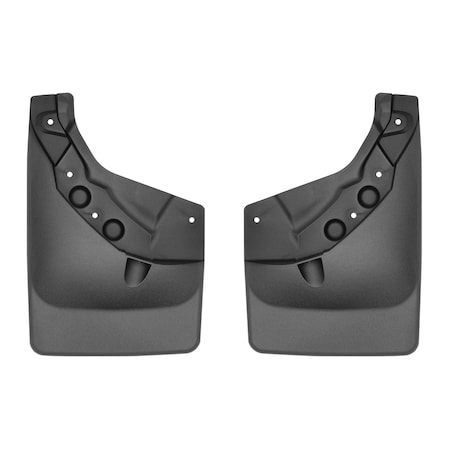Weathertech Black, No Drill MudFlaps 120182
