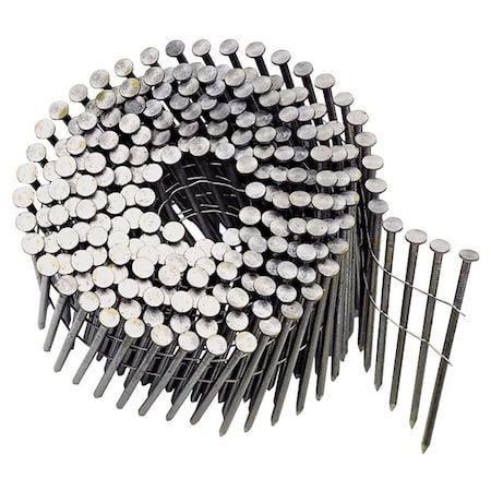 Pro-Fit Collated Framing Nail, 2-3/8 in L, 11.5 ga, Brite, Round Head, 15 Degrees 616653