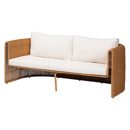 Bali & Pari Carina Natural Rattan Sofa 263-14325-ZORO