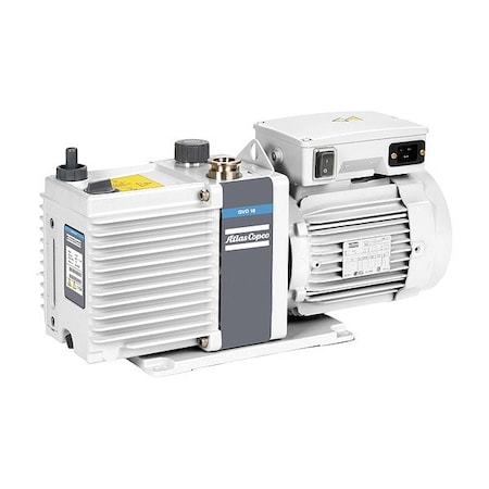 Atlas Copco Vacuum Pump, 0.73 hp, 110/120V AC GVD18 110-220V/1Ph/60Hz