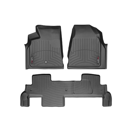 Weathertech Black, Front and Rear Floorliners 447021-441112