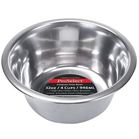 Hilo Pet Feeding Dish, S, 1 qt Volume, Stainless Steel ZW150 32/5661