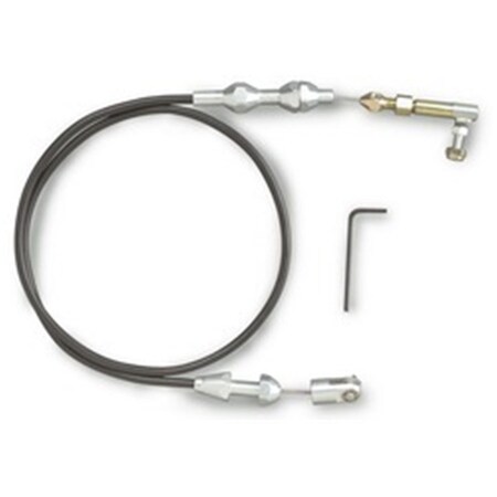 Lokar TC1000U36 HiTech Throttle Cable Brushed Aluminum 24 In. L30-TC1000U36