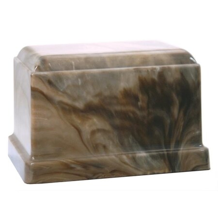 Fasttrack2Fitness Cultured Onyx Cremation Olympus Adult Urn, Brown Agate FA2062595
