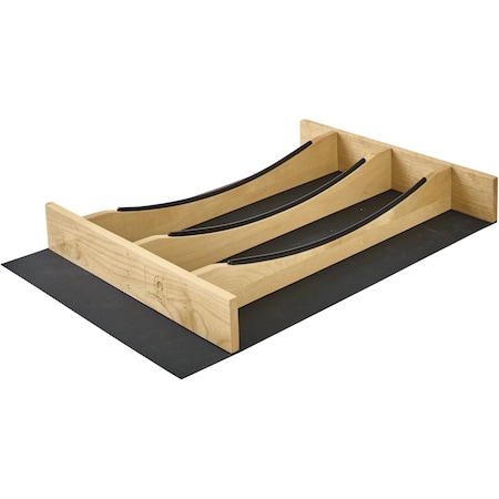 Revashelf Utility Tray Insert Wood/Black 13-7/32in W Right Fit Craftsman 4WUTCC-18MB-1