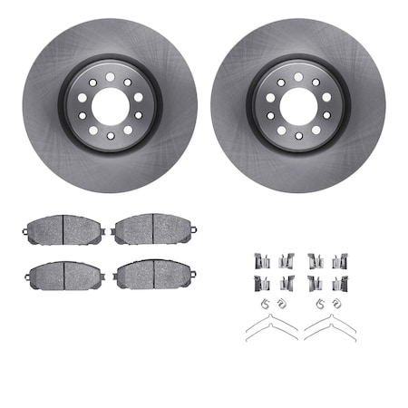 Dynamic Friction Co DFC Brake Rotor with 5000 Brake Pads and Hardware Kit 6512-42113